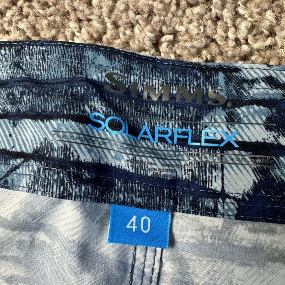 Simms Fishing Men's Solarflex Board Swim Shorts Size 40 - Picture 10 of 15